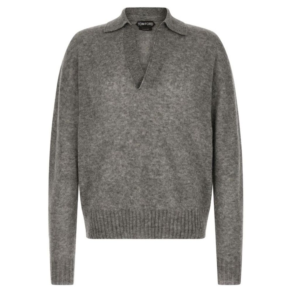 Tom Ford Gray Cashmere Men's Cardigan